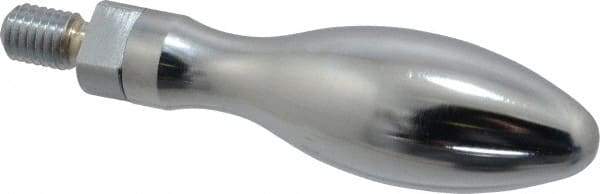 Gibraltar - M10x1.5 Threaded Stem, Revolving Handwheel & Machine Handle - Steel Bulb Shape Handle, Steel Stem - Industrial Tool & Supply
