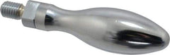 Gibraltar - M10x1.5 Threaded Stem, Revolving Handwheel & Machine Handle - Steel Bulb Shape Handle, Steel Stem - Industrial Tool & Supply