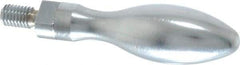 Gibraltar - M8x1.25 Threaded Stem, Revolving Handwheel & Machine Handle - Steel Bulb Shape Handle, Steel Stem - Industrial Tool & Supply