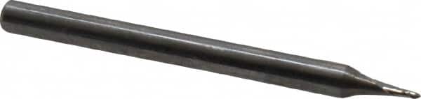 Magafor - 0.9mm Body Diam, 90°, 1-1/2" OAL, Solid Carbide Spotting Drill - Industrial Tool & Supply