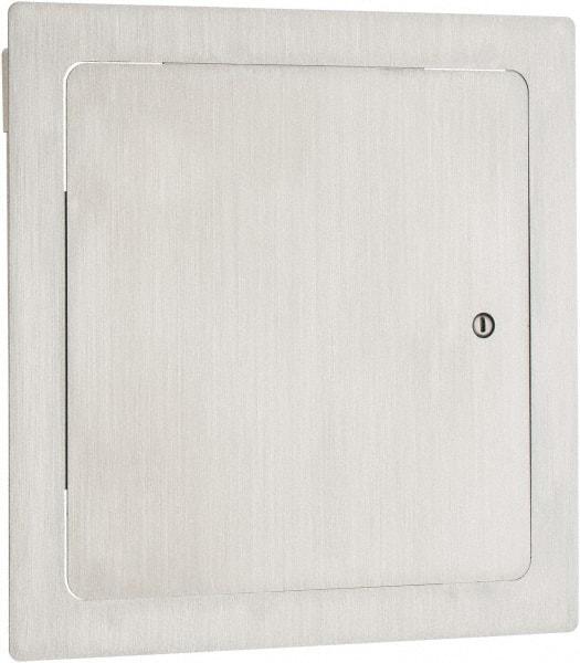 Karp - 11-1/2" Wide x 11-1/2" High, Stainless Steel Universal Access Door - 10" Opening Width, 10" Opening Height - Industrial Tool & Supply