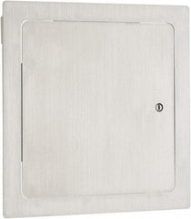 Karp - 11-1/2" Wide x 11-1/2" High, Stainless Steel Universal Access Door - 10" Opening Width, 10" Opening Height - Industrial Tool & Supply