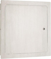 Karp - 13-1/2" Wide x 13-1/2" High, Stainless Steel Universal Access Door - 12" Opening Width, 12" Opening Height - Industrial Tool & Supply