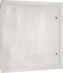 Karp - 17-1/2" Wide x 17-1/2" High, Stainless Steel Universal Access Door - 16" Opening Width, 16" Opening Height - Industrial Tool & Supply