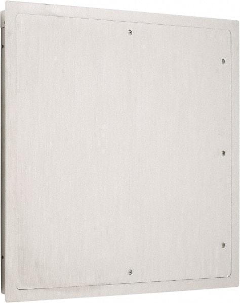 Karp - 25-1/2" Wide x 25-1/2" High, Stainless Steel Universal Access Door - 24" Opening Width, 24" Opening Height - Industrial Tool & Supply