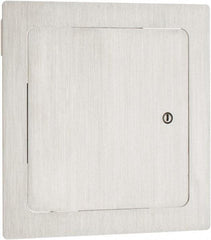 Karp - 9-1/2" Wide x 9-1/2" High, Stainless Steel Universal Access Door - 8" Opening Width, 8" Opening Height - Industrial Tool & Supply