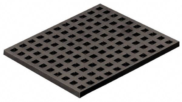 Mason Ind. - 18" Long x 18" Wide x 5/16" Thick, Nitrile, Machinery Leveling Pad & Mat - Brown - Industrial Tool & Supply