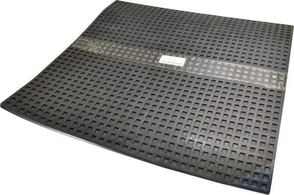 Mason Ind. - 18" Long x 18" Wide x 5/16" Thick, Nitrile, Machinery Leveling Pad & Mat - Blue - Industrial Tool & Supply