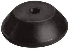 Mason Ind. - 1/2-13 Bolt Thread, 2-1/4" Wide Tapped Mount Leveling Pad & Mount - 250 Max Lb Capacity, 2-1/4" Base Diam - Industrial Tool & Supply
