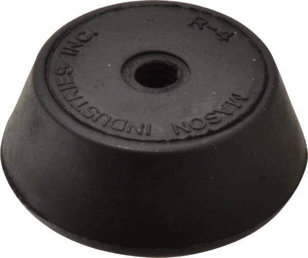 Mason Ind. - 3/8-16 Bolt Thread, 2-1/4" Wide Tapped Mount Leveling Pad & Mount - 250 Max Lb Capacity, 2-1/4" Base Diam - Industrial Tool & Supply