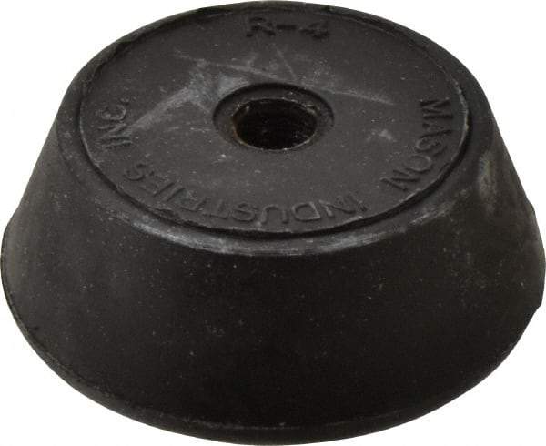 Mason Ind. - 3/8-16 Bolt Thread, 2-1/4" Wide Tapped Mount Leveling Pad & Mount - 400 Max Lb Capacity, 2-1/4" Base Diam - Industrial Tool & Supply