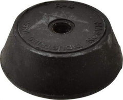 Mason Ind. - 3/8-16 Bolt Thread, 2-1/4" Wide Tapped Mount Leveling Pad & Mount - 400 Max Lb Capacity, 2-1/4" Base Diam - Industrial Tool & Supply