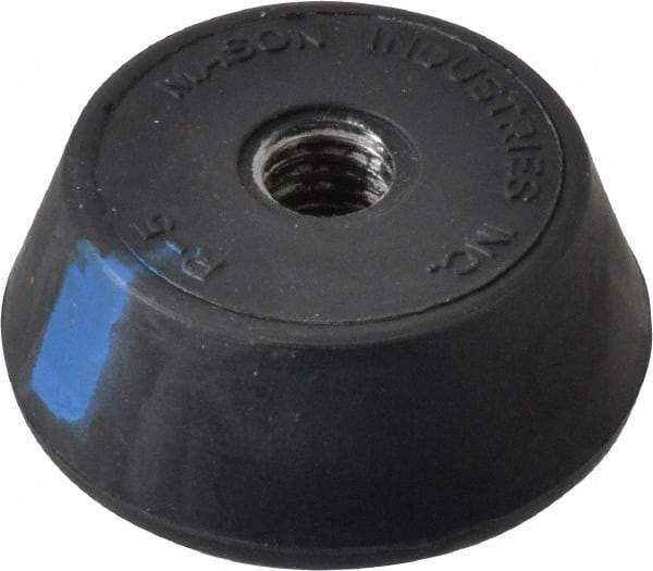 Mason Ind. - 1/2-13 Bolt Thread, 2-1/4" Wide Tapped Mount Leveling Pad & Mount - 600 Max Lb Capacity, 2-1/4" Base Diam - Industrial Tool & Supply