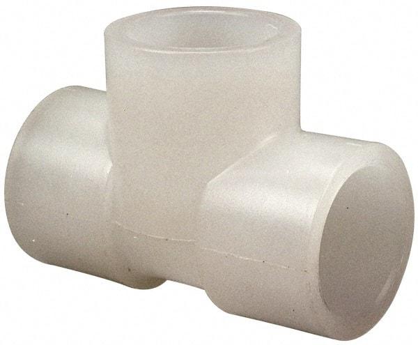 NIBCO - 1" Polypropylene Plastic Pipe Fitting - S x S x S End Connections - Industrial Tool & Supply