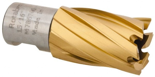 Hougen - 15/16" Diam x 1" Deep High Speed Steel Annular Cutter - Industrial Tool & Supply
