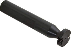 Cutting Tool Technologies - Shank Connection, 1/4" Cutting Width, 1/4" Depth of Cut, 1" Cutter Diam, 1 Tooth Indexable Slotting Cutter - 3/4" Shank Diam, DSSC Toolholder, 1215 Insert, Neutral Cutting Direction - Industrial Tool & Supply