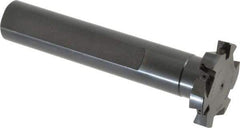 Cutting Tool Technologies - Shank Connection, 3/8" Cutting Width, 1/2" Depth of Cut, 2" Cutter Diam, 3 Tooth Indexable Slotting Cutter - 1" Shank Diam, DSSC Toolholder, 1312 Insert, Right Hand Cutting Direction - Industrial Tool & Supply