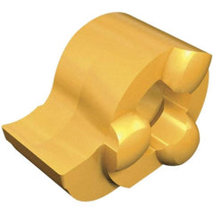 Iscar - 11170005GIQL Grade IC528, 1.7mm Cutting Width Carbide Grooving Insert - 2.3mm Max Depth of Cut, Left Hand, 0.05mm Corner Radius, TiCN/TiN Finish - Industrial Tool & Supply