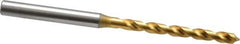 OSG - 11/64" 120° Vanadium High Speed Steel Jobber Drill - TiN Finish, Right Hand Cut, Spiral Flute, Straight Shank, 91mm OAL, Standard Point - Industrial Tool & Supply