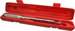 Proto - 3/8" Drive Micrometer Fixed Head Torque Wrench - 200 In/Lb to 119 N/m Torque, 15-13/64" OAL, 5 In/Lb Graduation, Ratchet Head - Industrial Tool & Supply