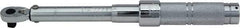 Proto - 3/8" Drive Micrometer Type Ratchet Head Torque Wrench - 200 In/Lb to 119 N/m Torque, 15-1/2" OAL, 5 In/Lb Graduation, Ratchet Head - Industrial Tool & Supply
