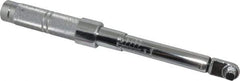 Proto - 3/8" Drive Micrometer Fixed Head Torque Wrench - 40 In/Lb to 200 In/Lb Torque, 11-45/64" OAL, 0.11 N/m Graduation, Ratchet Head - Industrial Tool & Supply