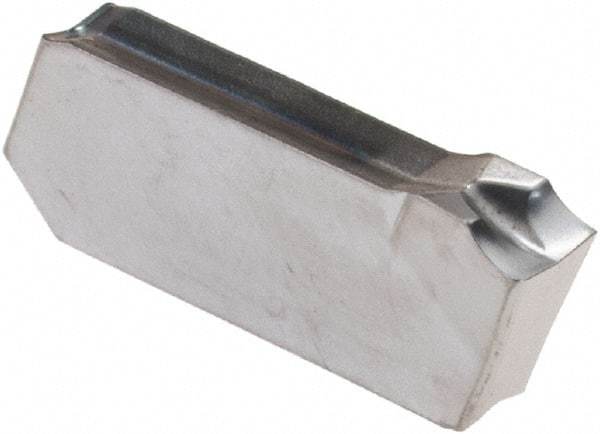 Iscar - 3J4GIM Grade IC328, 3mm Cutting Width Carbide Grooving Insert - Right Hand, 0.22mm Corner Radius, TiCN Finish - Industrial Tool & Supply