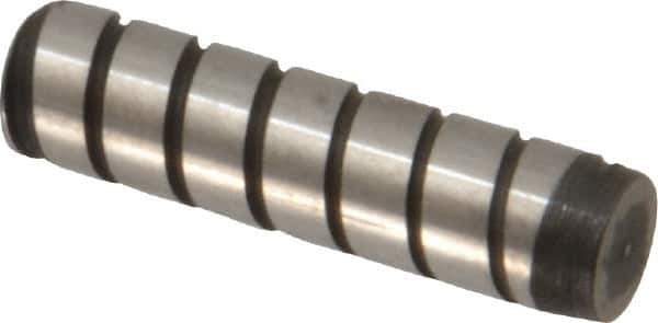 Holo-Krome - 5/16" Diam x 1-1/4" Pin Length 4000 Alloy Steel Pull Out Dowel Pin - Black Luster Finish, C 47-58 & C 60 (Surface) Hardness, 1 Beveled & 1 Threaded End - Industrial Tool & Supply