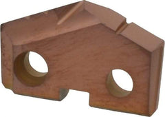 Allied Machine and Engineering - 1" Diam x 3/16" Thick, Seat Code 2, 132° Included Angle Spade Drill Insert - AM200 Coated, Cobalt, Grade Super Cobalt, Series GEN2 T-A - Industrial Tool & Supply