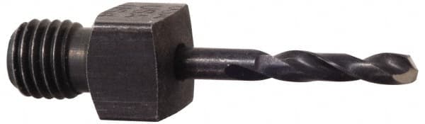 Hertel - 3/8" Drill Bit, Screw Machine, Cobalt, Threaded Shank Drill Bit - Industrial Tool & Supply