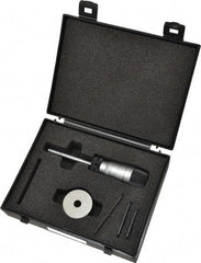 Starrett - 1/4" to 5/16", 2-1/4" Gage Depth, Mechanical Inside Hole Micrometer - 0.0003" Graduation, 0.00015" Accuracy, Ratchet Stop Thimble - Industrial Tool & Supply