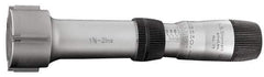 Starrett - 0.12 to 0.16", 15/32" Gage Depth, Mechanical Inside Hole Micrometer - 0.0001" Graduation, 0.0001" Accuracy, Ratchet Stop Thimble - Industrial Tool & Supply