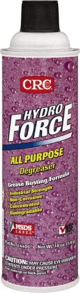 CRC - 20 oz Aerosol Cleaner/Degreaser - Aerosol, H2O Surfactant, Unscented - Industrial Tool & Supply
