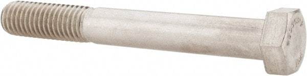 Value Collection - 1/2-13 UNC, 4" Length Under Head Hex Head Cap Screw - Partially Threaded, Grade 316 Stainless Steel, Uncoated, 3/4" Hex - Industrial Tool & Supply