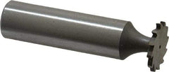 Whitney Tool Co. - 5/8" Diam x 1/16" Face Width, Cobalt, 12 Teeth, Shank Connection Woodruff Keyseat Cutter - Uncoated, 2-1/16" OAL x 1/2" Shank, Straight Teeth - Industrial Tool & Supply