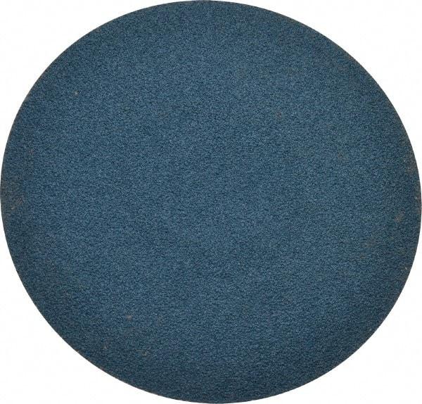 Merit Abrasives - 3" Disc Diam, 120 Grit, Zirconia Alumina Quick Change Disc - Type S Attaching System, Coated, Blue, Fine Grade, 20,000 RPM, R801 Series - Industrial Tool & Supply