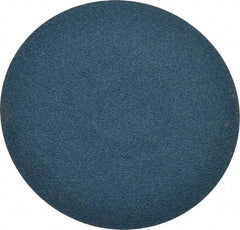 Merit Abrasives - 3" Disc Diam, 120 Grit, Zirconia Alumina Quick Change Disc - Type S Attaching System, Coated, Blue, Fine Grade, 20,000 RPM, R801 Series - Industrial Tool & Supply