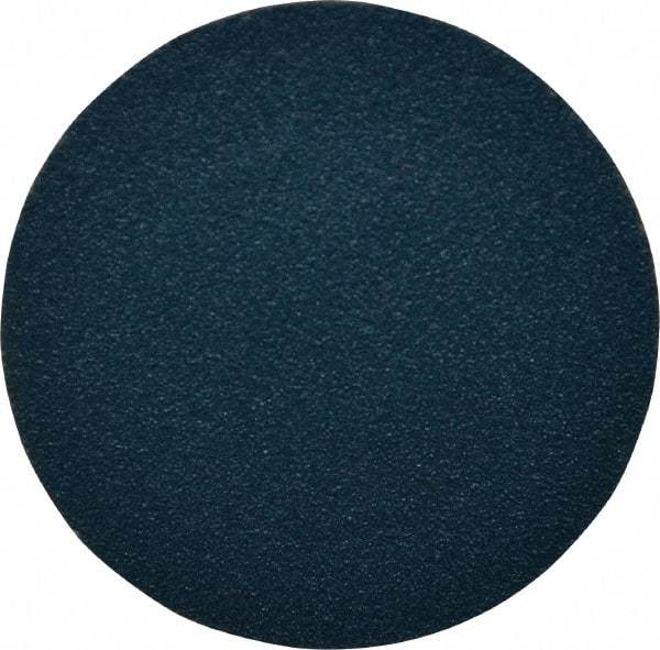Merit Abrasives - 2" Disc Diam, 120 Grit, Zirconia Alumina Quick Change Disc - Type R Attaching System, Coated, Blue, Fine Grade, 30,000 RPM, KY672 Series - Industrial Tool & Supply