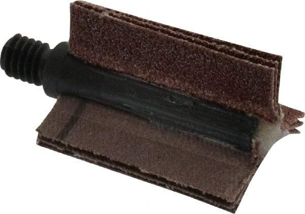 Merit Abrasives - 60 Grit, Coated, Aluminum Oxide Bore Polisher - Medium Grade, 25,000 RPM, Polishes Bores with 5/8 to 1" Diam - Industrial Tool & Supply