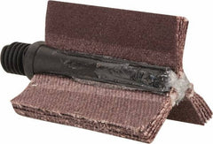 Merit Abrasives - 180 Grit, Coated, Aluminum Oxide Bore Polisher - Very Fine Grade, 25,000 RPM, Polishes Bores with 5/8 to 1" Diam - Industrial Tool & Supply