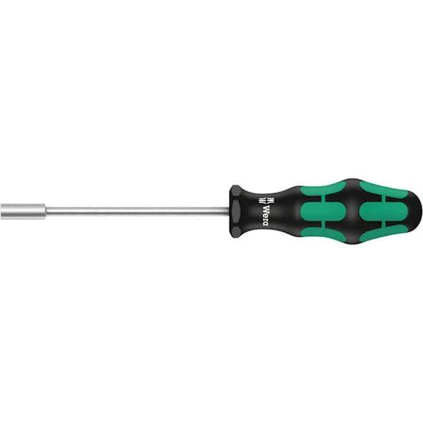 Wera - 3mm Solid Shaft Nutdriver - Cushion Grip Handle, 223mm OAL - Industrial Tool & Supply