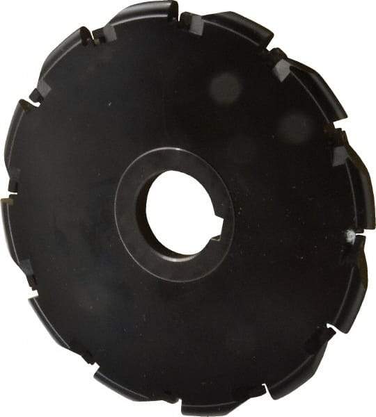 Cutting Tool Technologies - Arbor Hole Connection, 3/8" Cutting Width, 2.03" Depth of Cut, 6" Cutter Diam, 1-1/4" Hole Diam, Indexable Slotting Cutter - RA Toolholder, RDC 32.5 Insert, Right Hand Cutting Direction - Industrial Tool & Supply