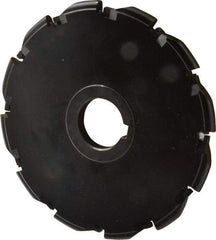 Cutting Tool Technologies - Arbor Hole Connection, 3/8" Cutting Width, 2.03" Depth of Cut, 6" Cutter Diam, 1-1/4" Hole Diam, Indexable Slotting Cutter - RA Toolholder, RDC 32.5 Insert, Right Hand Cutting Direction - Industrial Tool & Supply