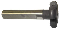 Cutting Tool Technologies - Shank Connection, 5/16" Cutting Width, 1/2" Depth of Cut, 2" Cutter Diam, Indexable Slotting Cutter - 1" Shank Diam, RT Toolholder, RDC(2.5)(2.5) Insert - Industrial Tool & Supply