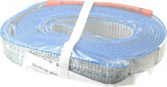 Lift-All - 14' Long x 1" Wide, 1,600 Lb Vertical Capacity, 1 Ply, Polyester Web Sling - 1,250 Lb Choker Capacity, Silver (Color) - Industrial Tool & Supply