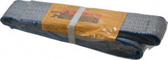 Lift-All - 3' Long x 2" Wide, 3,200 Lb Vertical Capacity, 1 Ply, Polyester Web Sling - 2,500 Lb Choker Capacity, Silver (Color) - Industrial Tool & Supply
