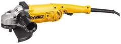 DeWALT - 7 & 9" Wheel Diam, 6,000 RPM, Corded Angle & Disc Grinder - 5/8-11 Spindle, 15 Amps - Industrial Tool & Supply