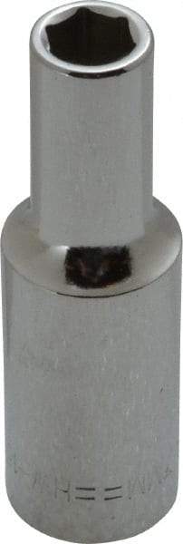 Blackhawk by Proto - 3/8" Drive, Deep Hand Socket - 6 Points, 2-7/64" OAL, Chrome Finish - Industrial Tool & Supply