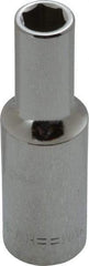 Blackhawk by Proto - 3/8" Drive, Deep Hand Socket - 6 Points, 2-7/64" OAL, Chrome Finish - Industrial Tool & Supply