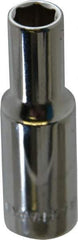 Blackhawk by Proto - 3/8" Drive, Deep Hand Socket - 6 Points, 2-7/64" OAL, Chrome Finish - Industrial Tool & Supply